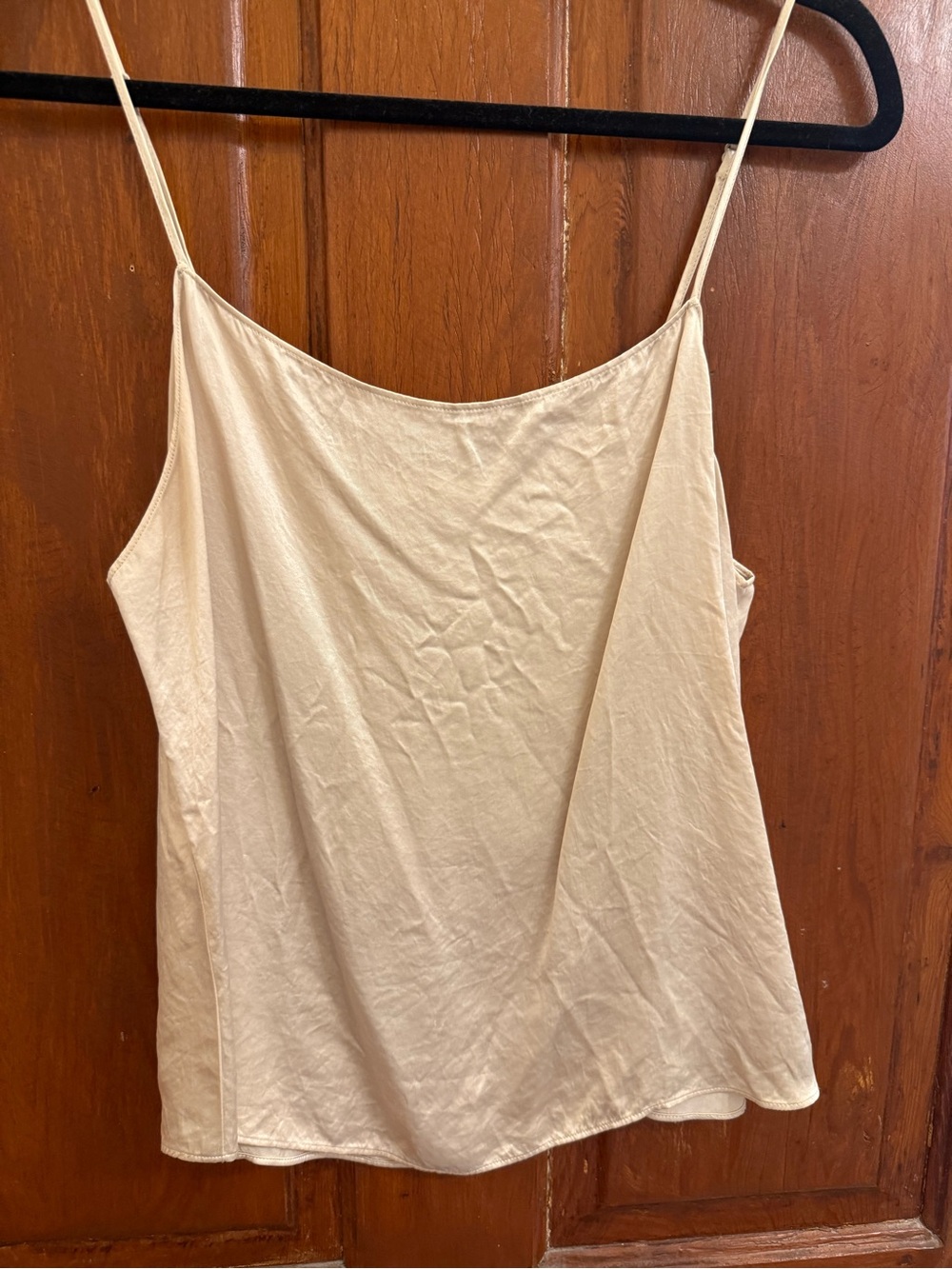 Women’s Rose Gold Satin Cami Top